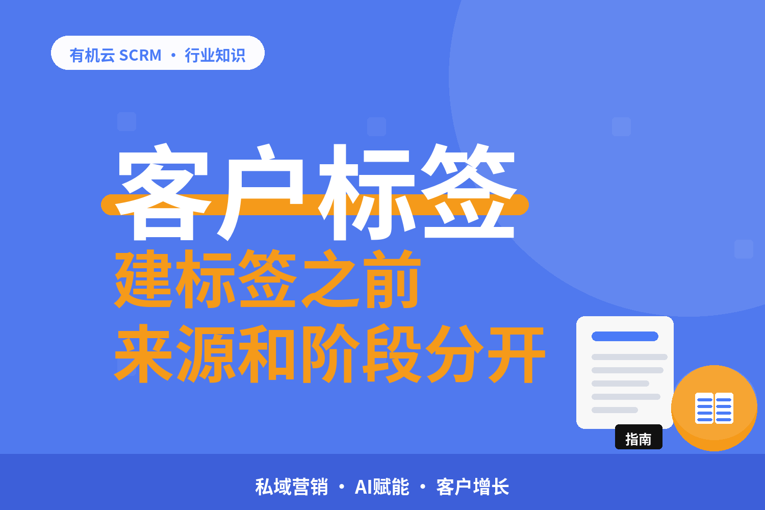 有机云｜客户标签体系从0搭起：先分四层，再谈打标 配图